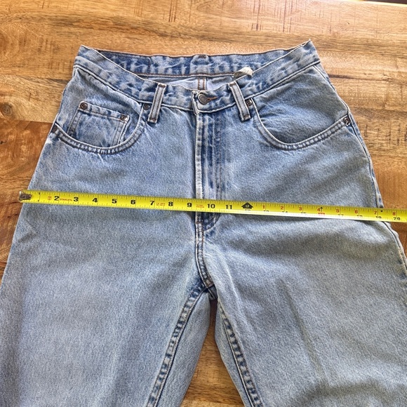 Vintage straight leg Kirkland signature soft faded blue jeans size 4/6 - Picture 12 of 15